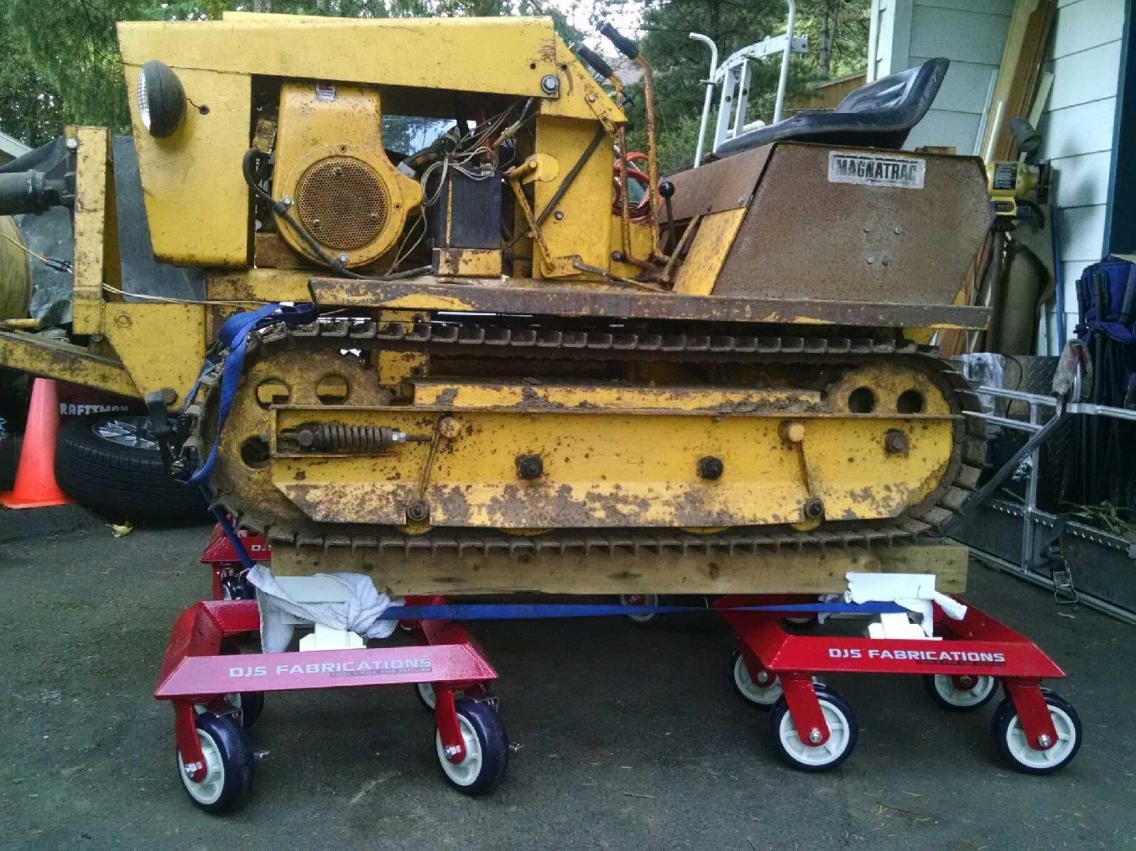 DJS Fabrications Universal Car Wheel Dolly DJS-00102 With extra adapters!!