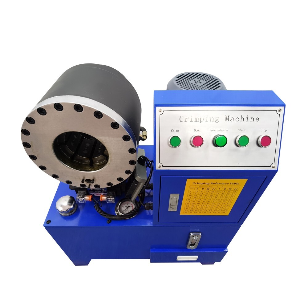 Electric Hose Crimper High Pressure Hydraulic Hose Crimping Machine 10 Sets Dies
