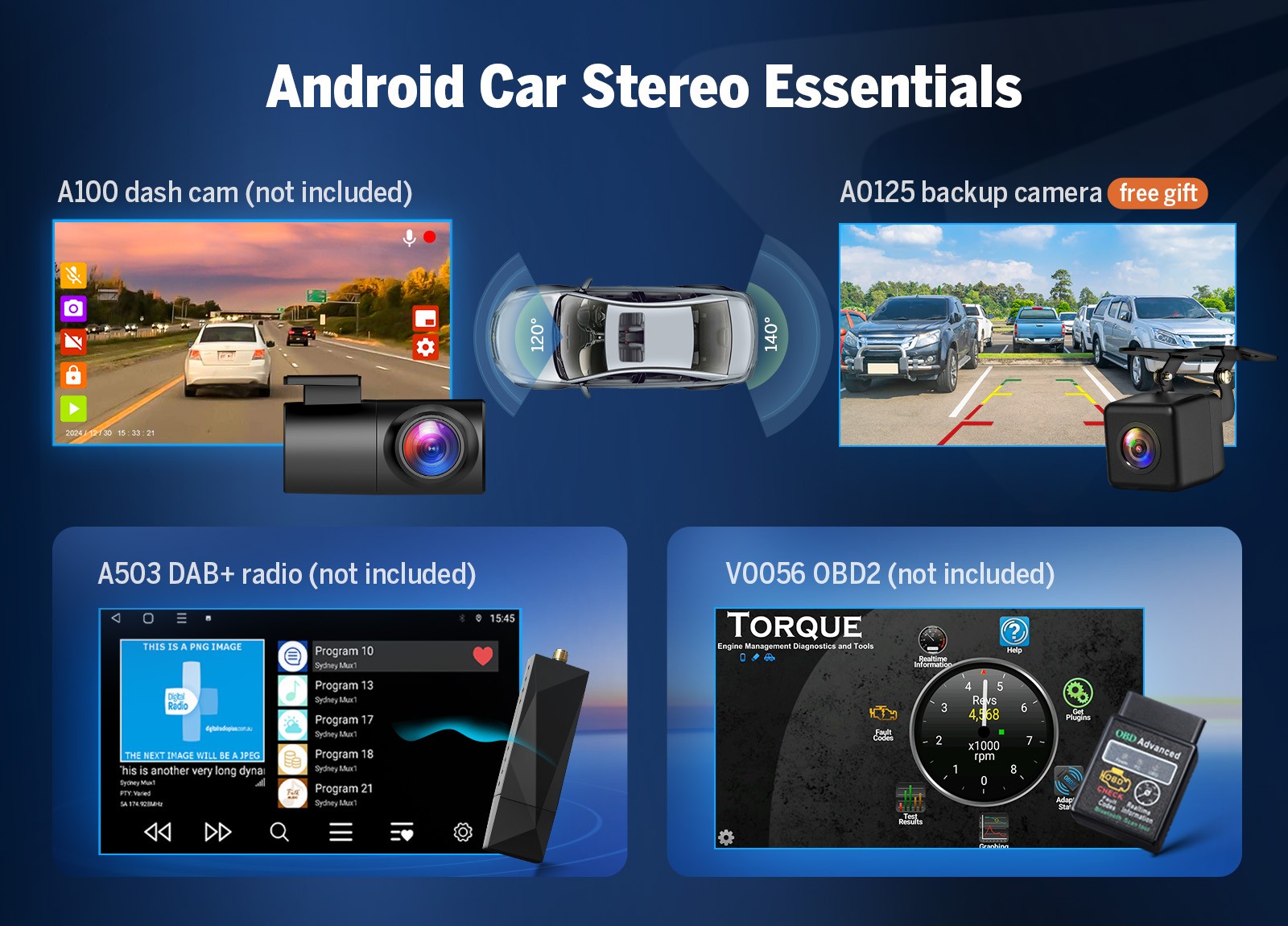 10.1" Touch Screen Carplay Android 14 For 06-11 Honda Civic Car Stereo Radio GPS