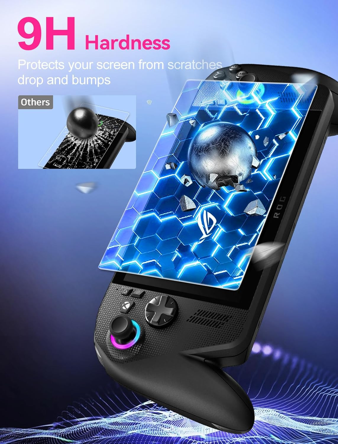 3-Pack Screen Protector for ASUS ROG Xbox Ally X/ROG Xbox Ally Handheld 2025, Te