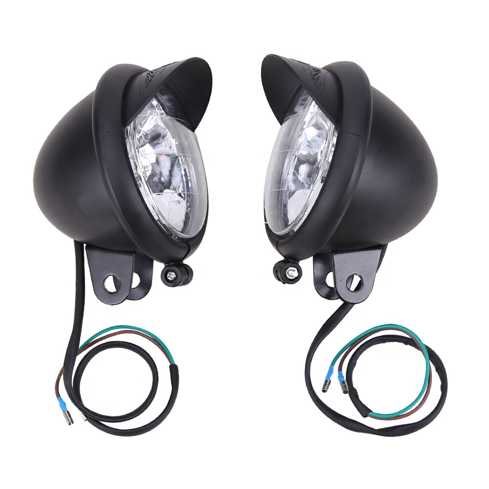 Motorcycle Driving Passing Spot Fog Turn Signal Light Bar W/ Bracket For Harley