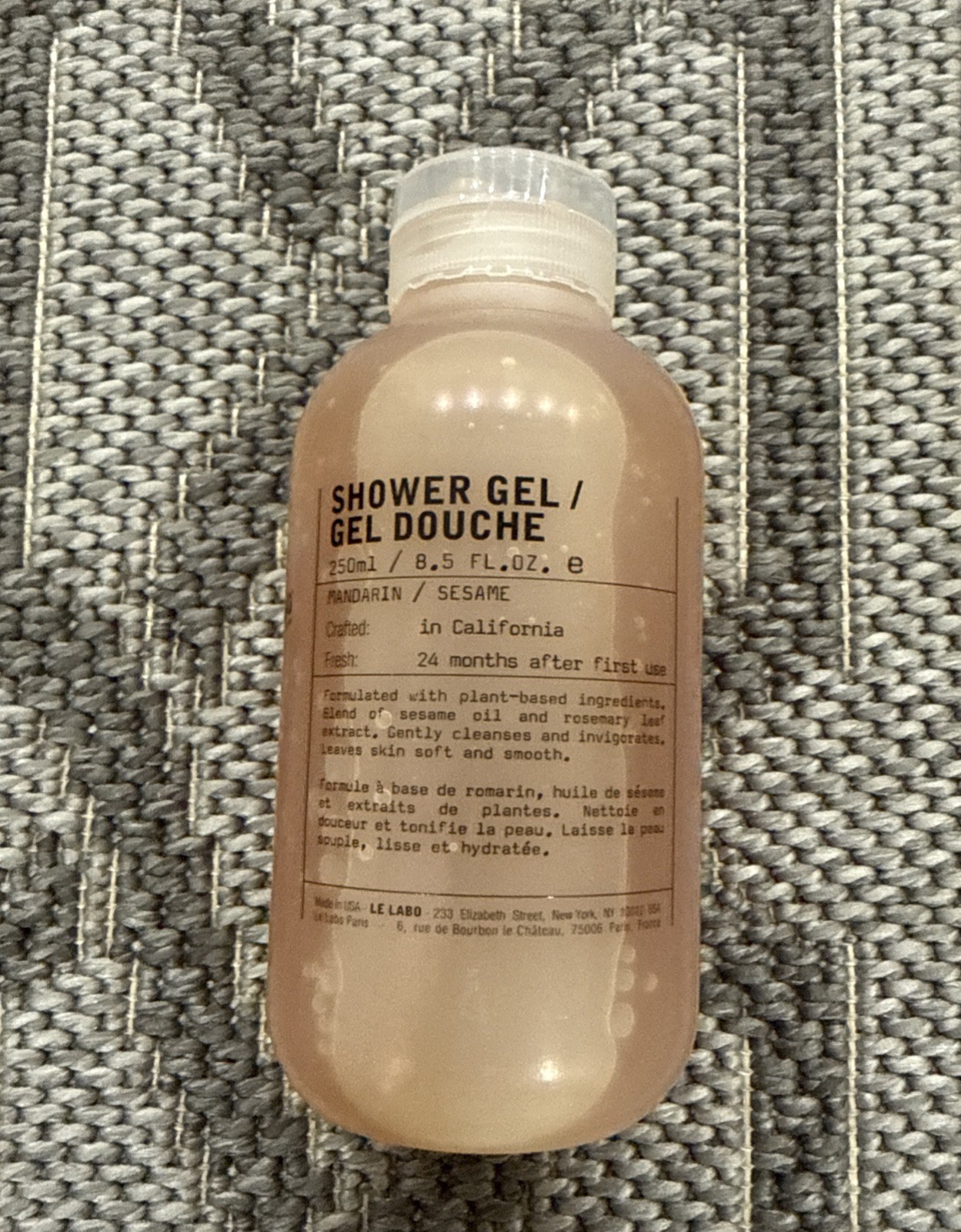 Le Labo Shower Gel Mandarin/ Sesame 8.5 oz / 250 ml Brand New FREE SHIPPING