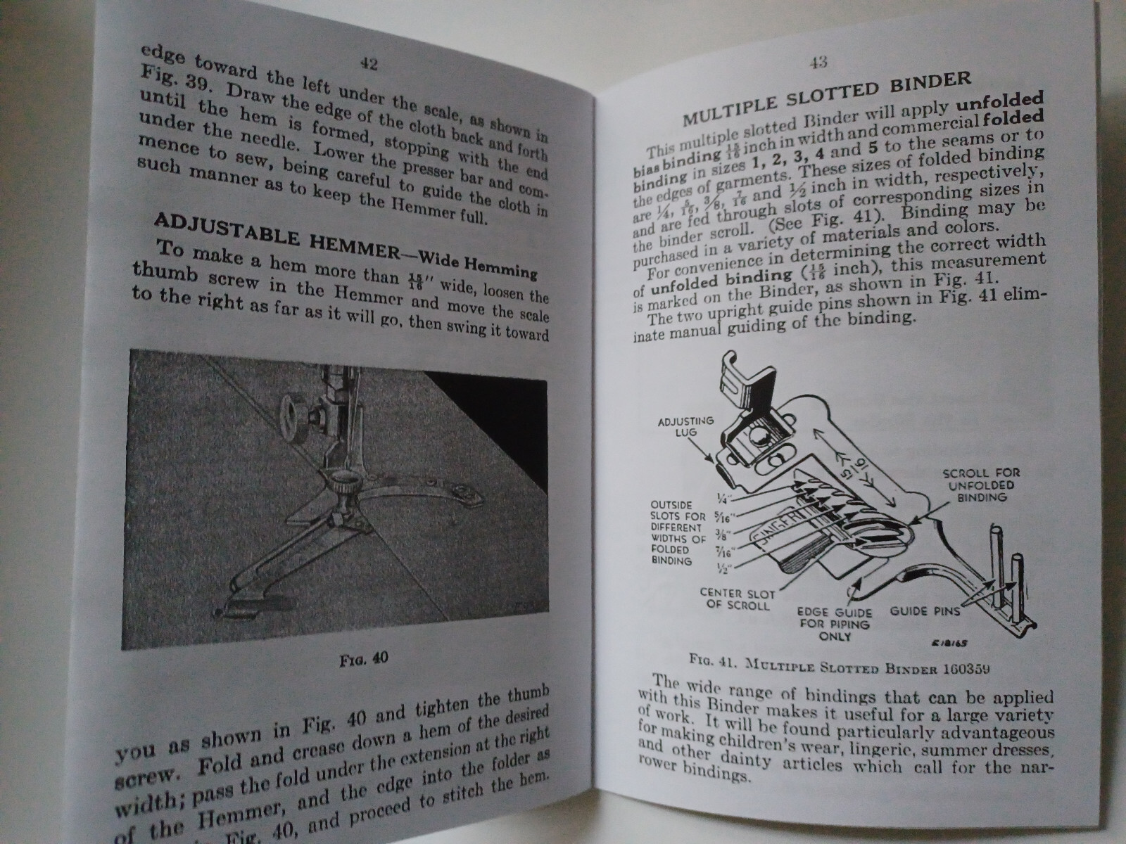 Singer 201-2 Manual Instruction Sewing Machine Reprint (Model 201)