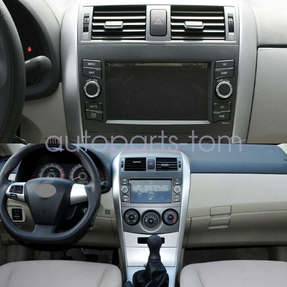 For Toyota Corolla 2009-2013 Center Dash A/C Outlet Air Vent Panel w/ Strip Trim