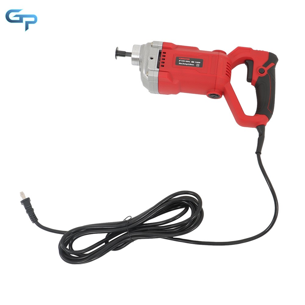 1500W Electric Concrete Vibrator Handheld Concrete Construction Tool 6.6Ft Shaft