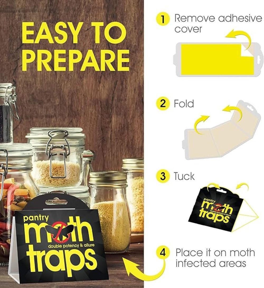 Large Pantry Moth Traps, Pack of 6, FREE SHIPPING