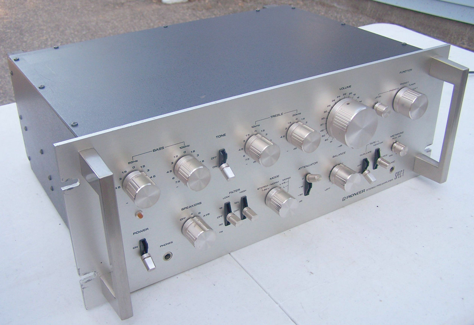 Pioneer Spec-1 Preamplifier Professional Restoration Repair Service