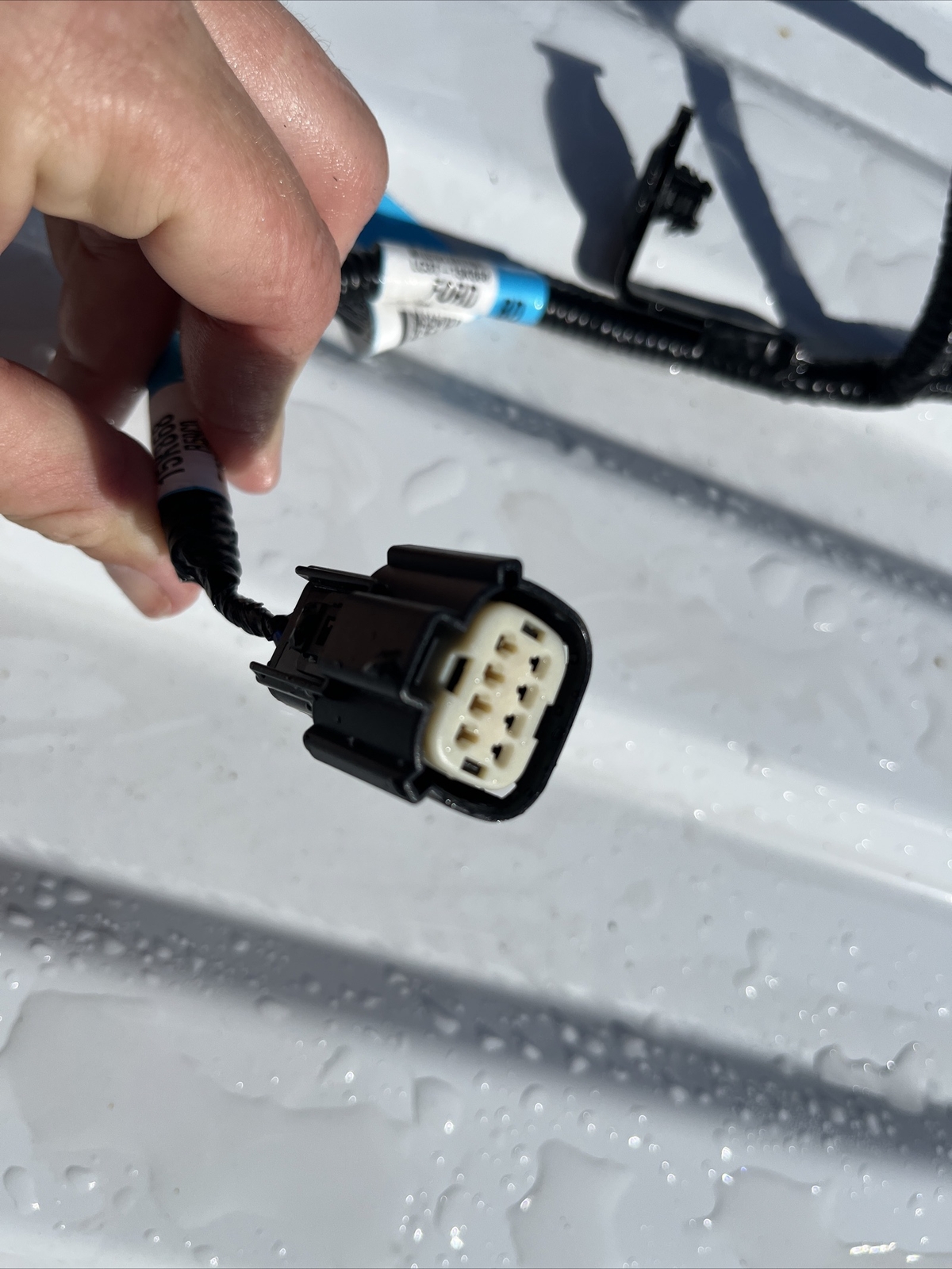 2017-2022 Ford OEM F250 F350 Rear Bumper License Plate Tag Light Wiring Harness