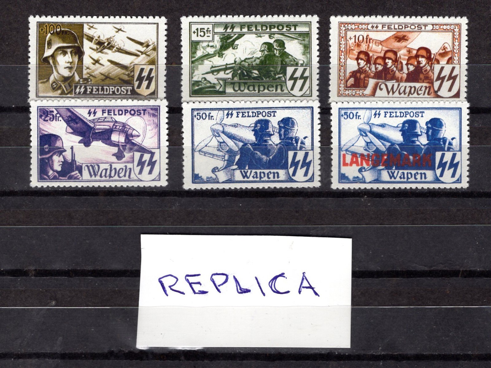 Belgium ww2- waffen SS Russia - complete set - forgery/replica