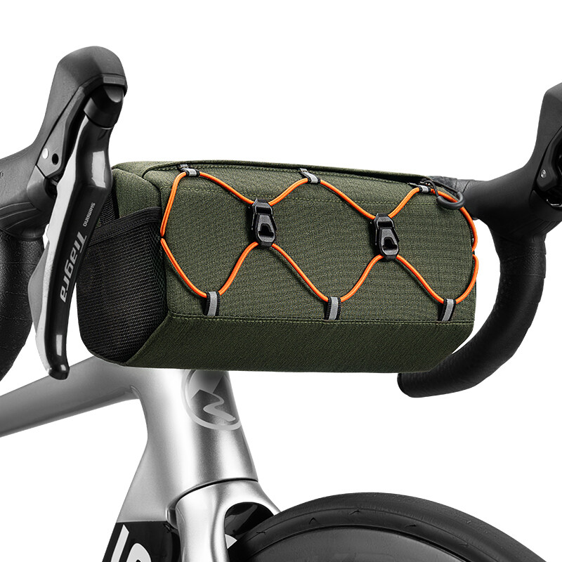 ROCKBROS Bike Front Handlebar Bag 2.2L Capacity Reflective Portable Storage Bag