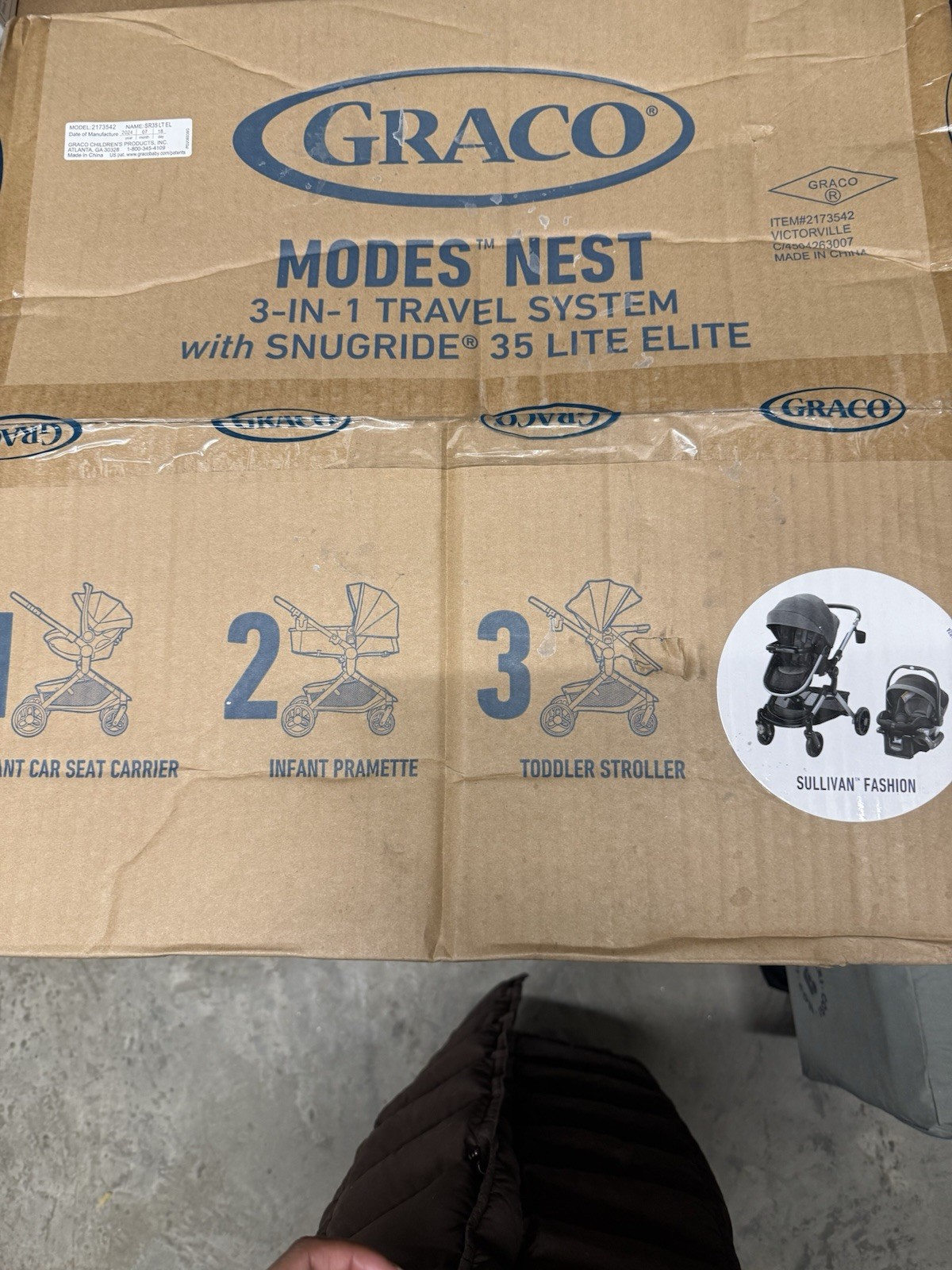 Graco Modes Nest Travel System- Sullivan Fashion Brand New In Box