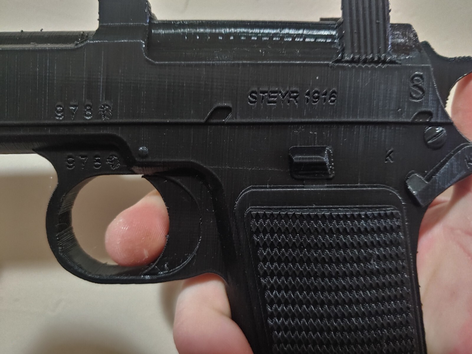 Steyr Mannlicher Steyr-Hahn/M1912 Historical Pistol Reproduction for Cosplay