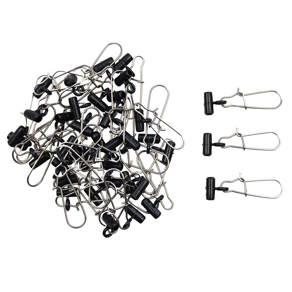 20-100PCS Fishing Line Sinker Slide with Snap High-Strength Fishing Line Sinker