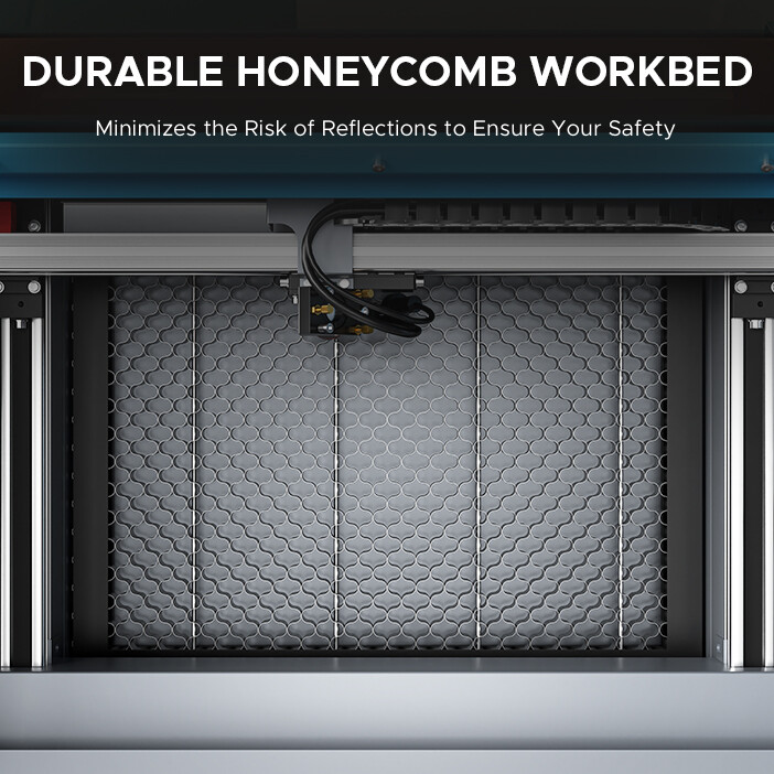 OMTech 45W K40+ CO2 Laser Engraver Marker Engraving 8 x 12in W/ Rotary Axis