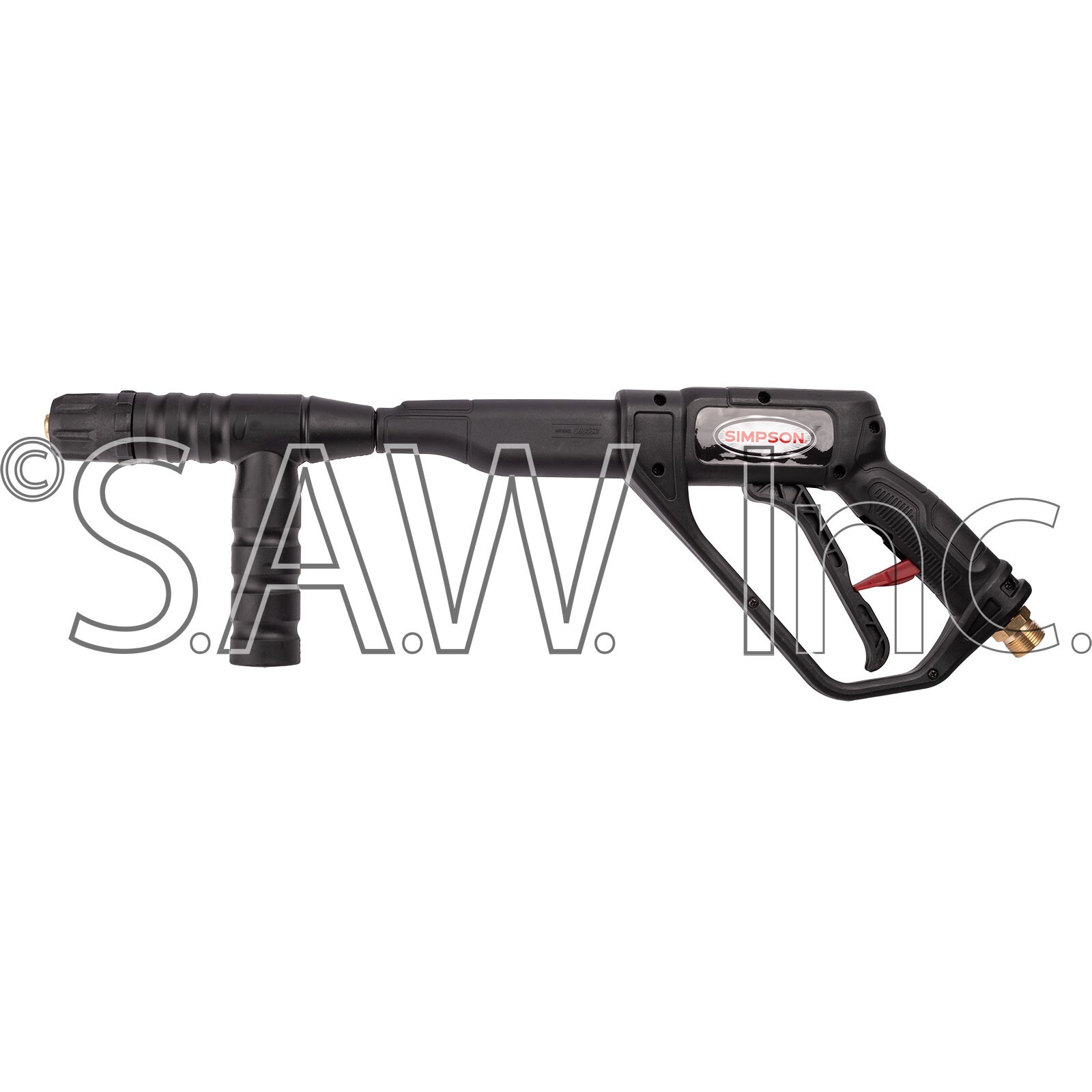 80148 Simpson OR452 4500 PSI Trigger Gun M22 Connections and 3/8" QC Adaptor