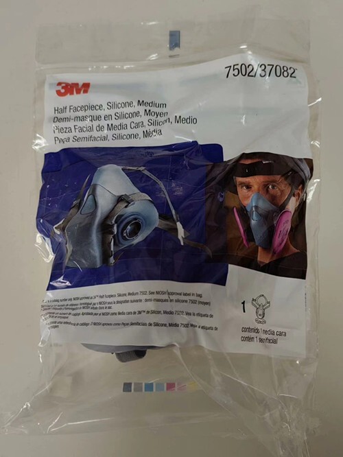 For 3M 7502 Gas mask Respirator Painting Spraying Face Gas Main Mask
