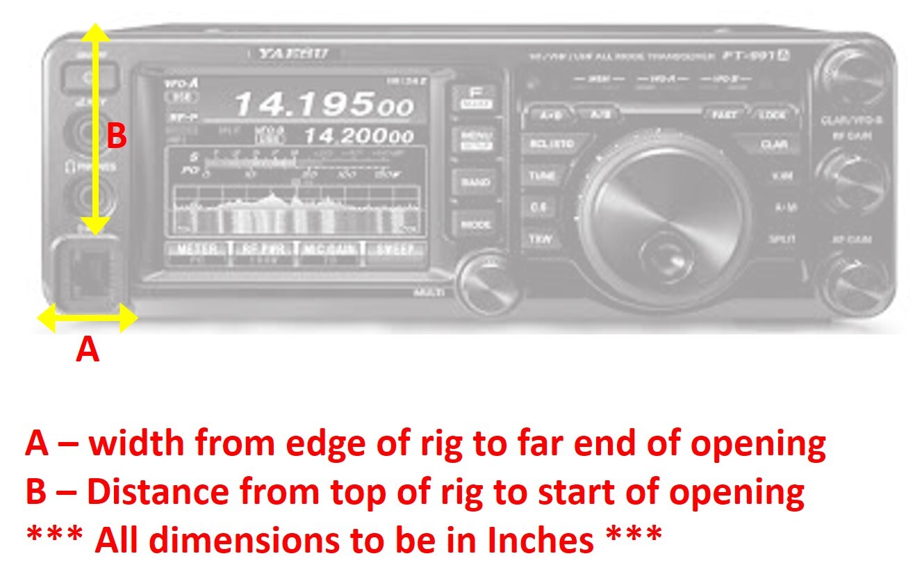 Yaesu FT-991A Dust Cover w/selectable options Made in the USA