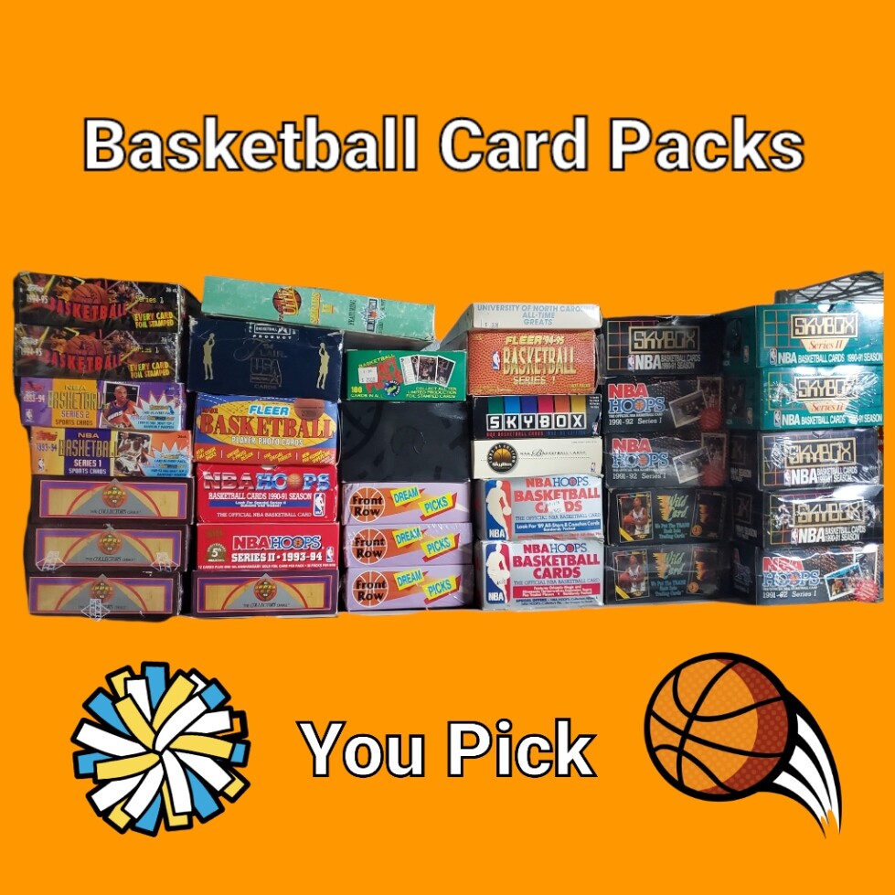 Sealed Basketball Card Packs Hoops Skybox Fleer Upper Deck You Pick! NBA