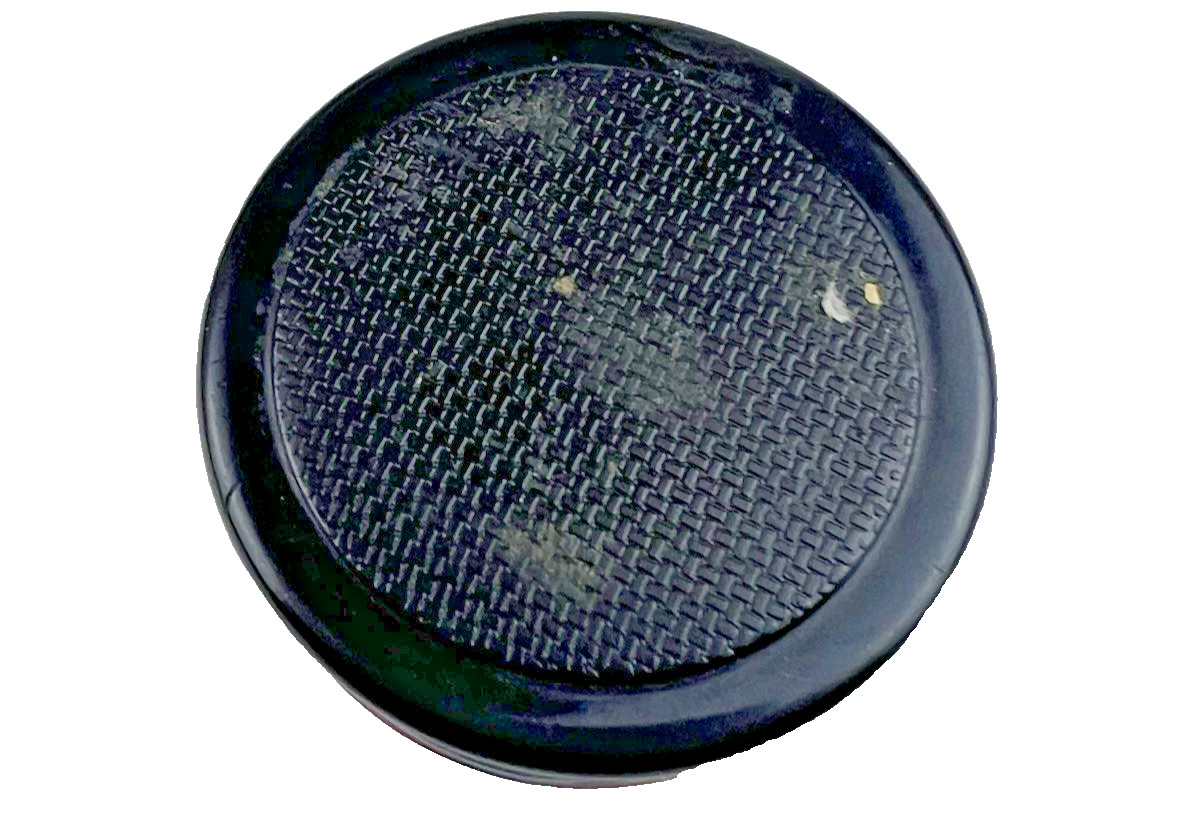 Vintage Star Design Pill Box Silver/Black