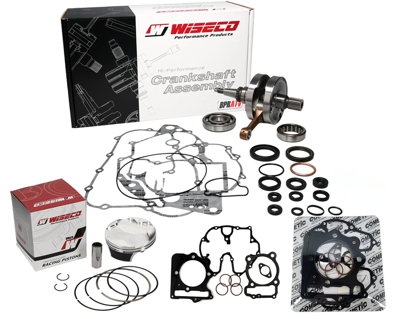 Honda TRX 400EX 85mm Stock Cylinder Crank Wiseco Piston Engine Rebuild Kit 99-04