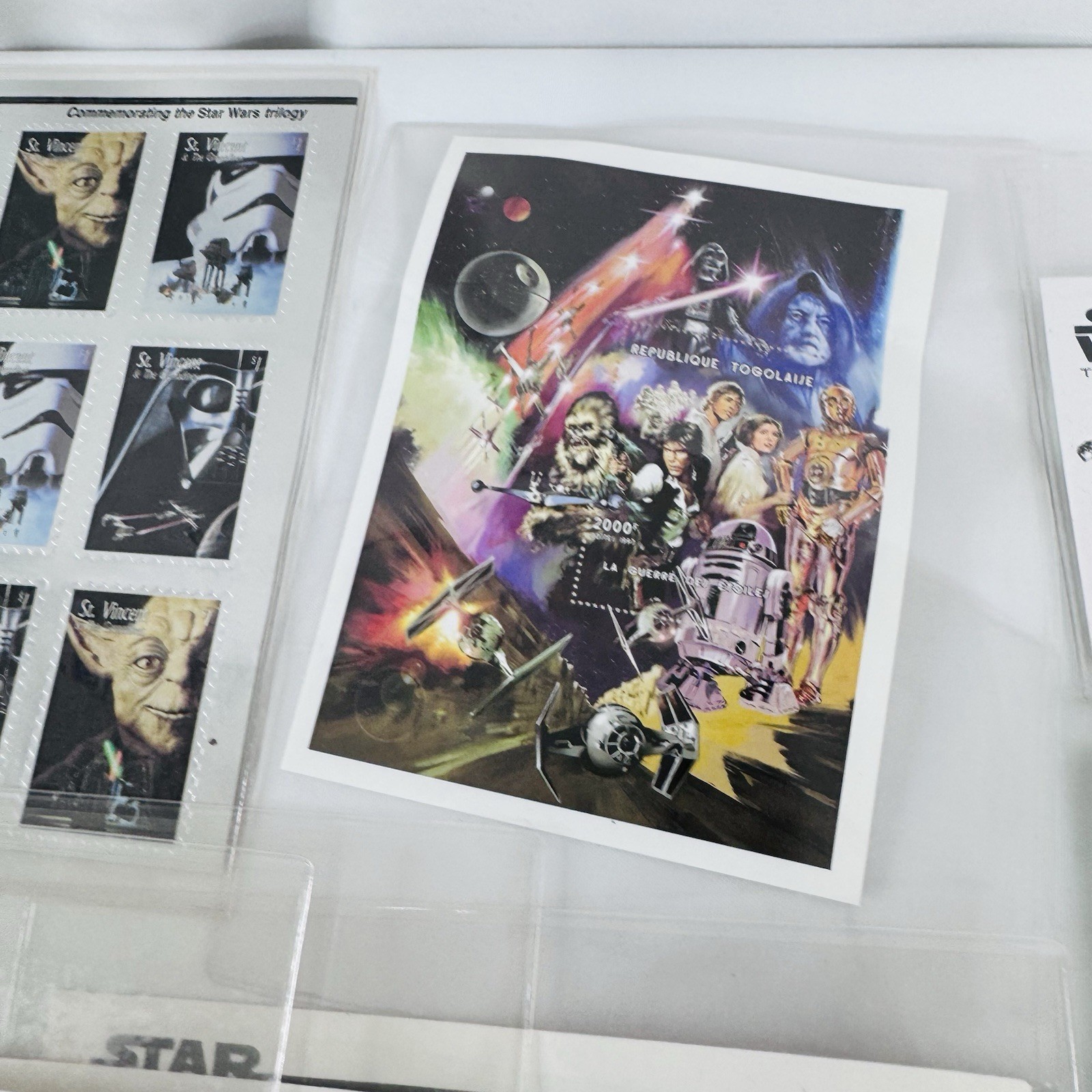 St. Vincent Togo Star Wars Stamps 1st Day Issues Lot Commemorating the Trilogy