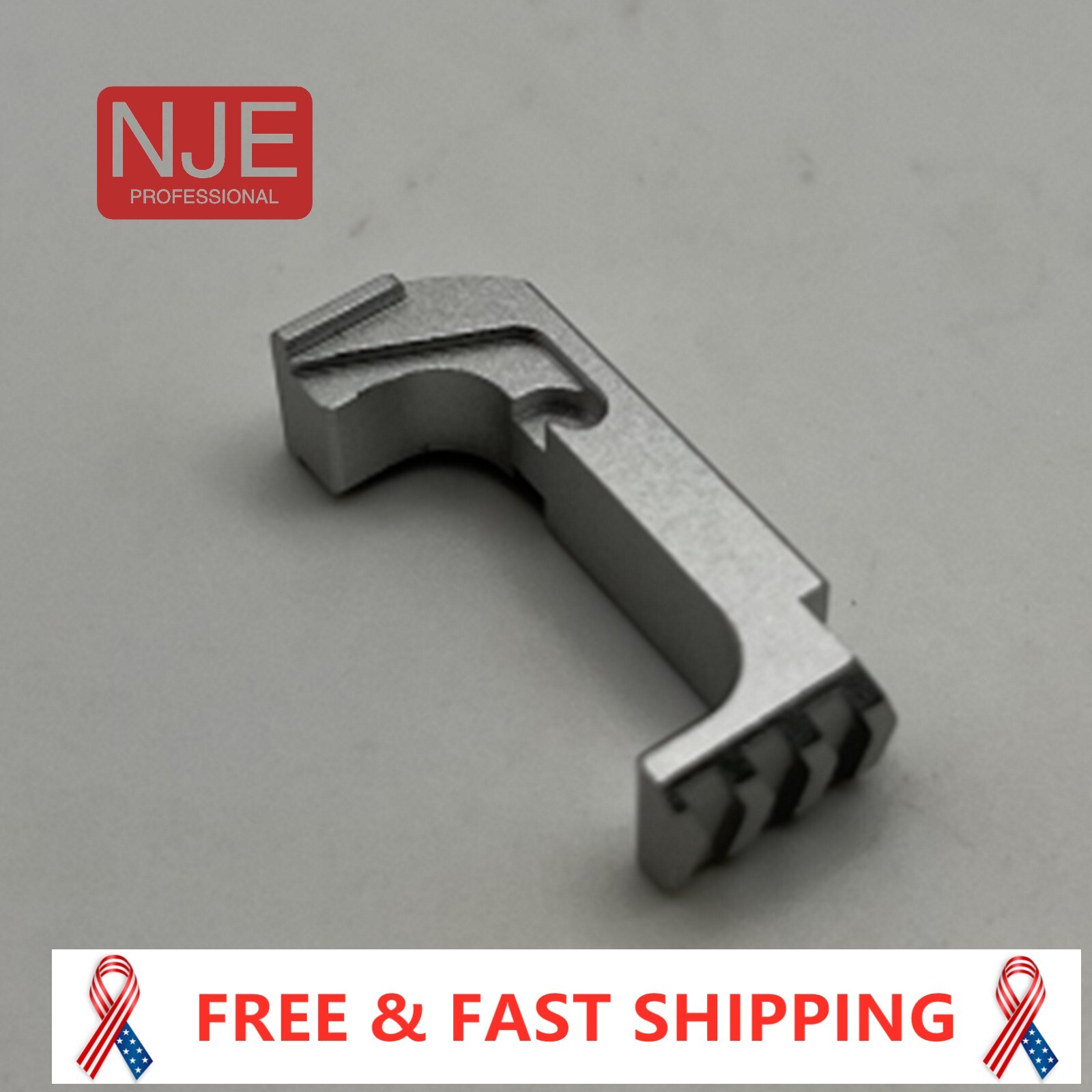 Extended Mag Release for GIock GEN 4 ,Gen 5, Aluminum Silver