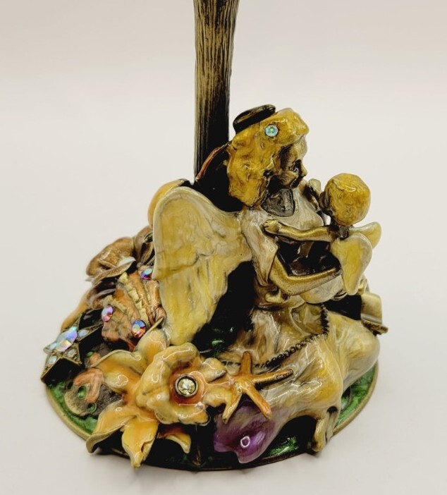 Kirks Folly Remember Angel Goblet Martinee Glass