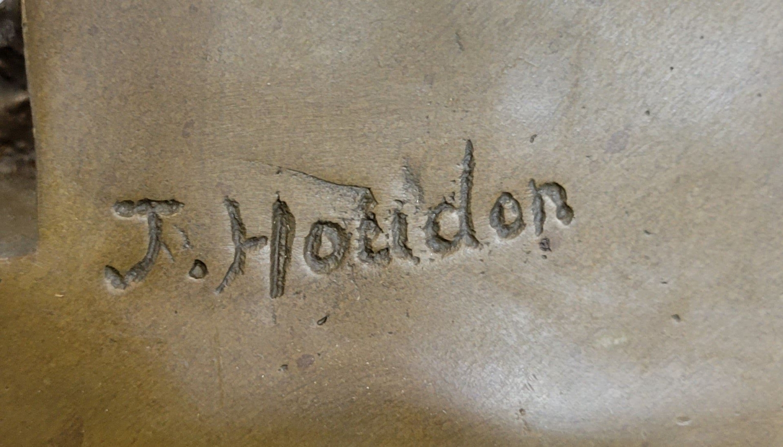 Semi Nude Bronze Sculpture Mother Breastfeeding Twins Signed Art Statue Decor