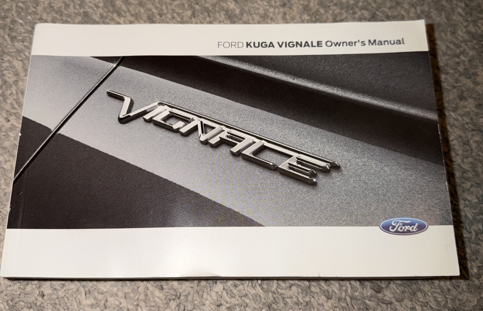 FORD KUGA VIGNALE OWNERS HANDBOOK / MANUAL 2016-2019 (2017) Ref Br194