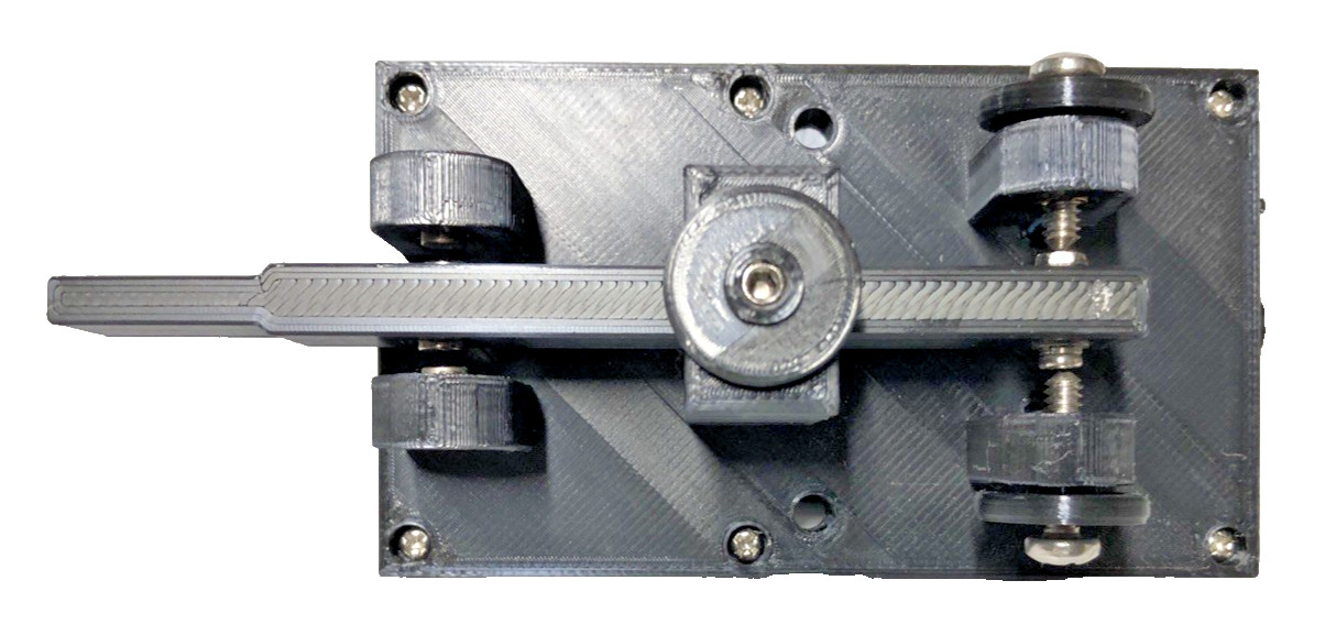 Morse Code Key - Cootie Paddle II