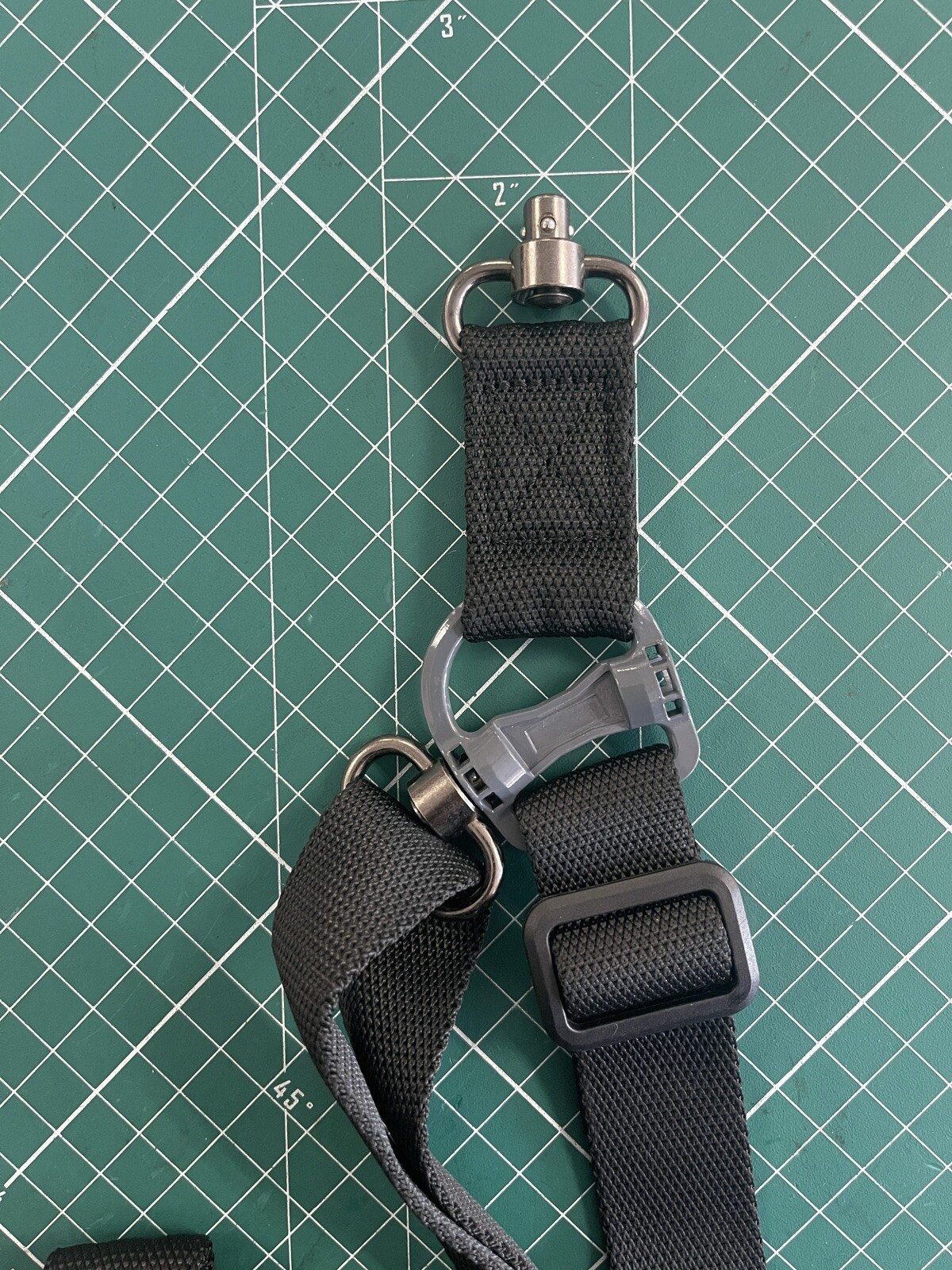 1 or 2 point adjustable tactical rifle sling with quick detach