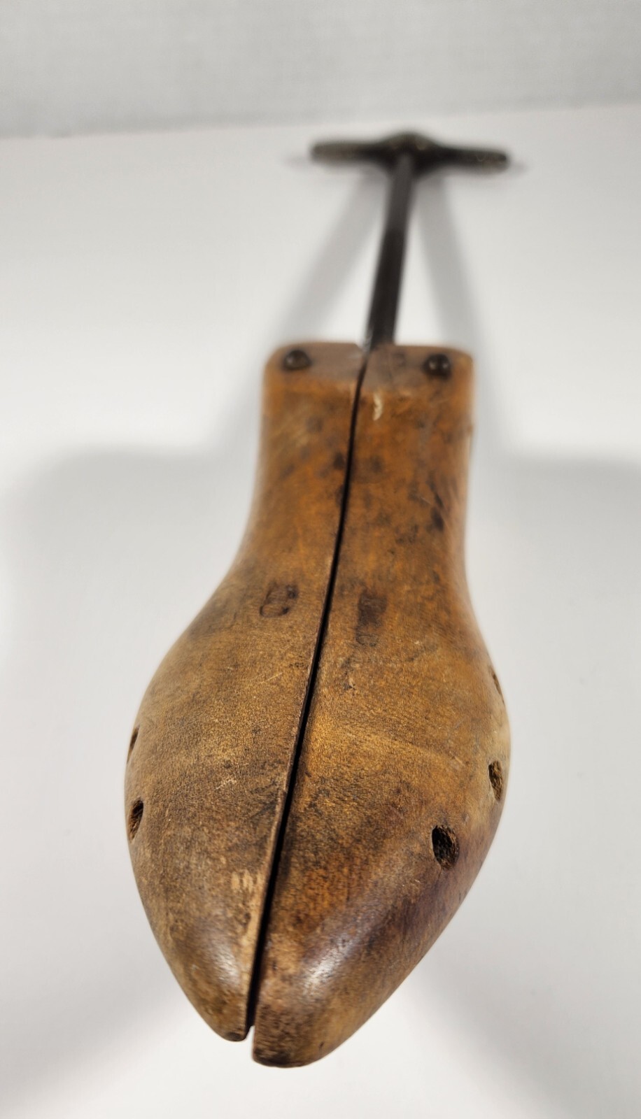 LOT OF 2 VINTAGE STAMPED MCC SHOE TREES NO. 3 SPLIT TOE