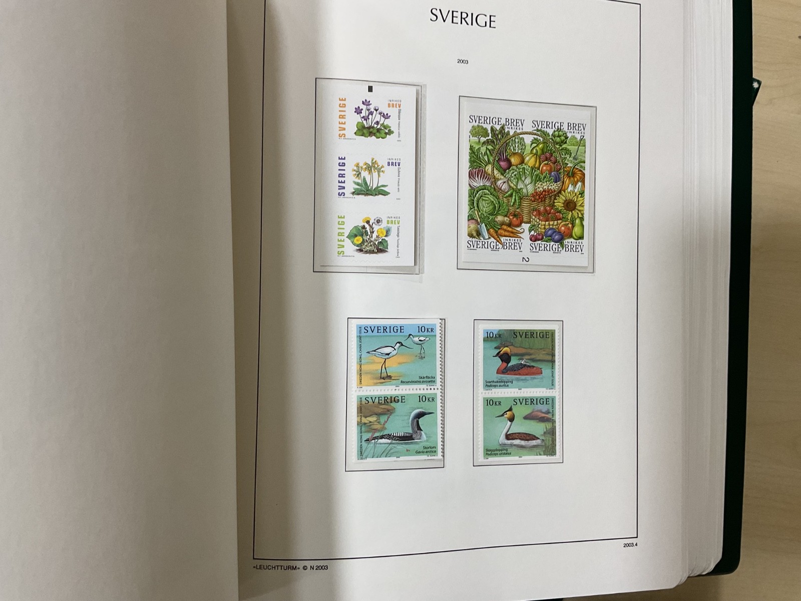 Sweden stamps. 2002 - 2008. MNH. Kabe album. G/206*