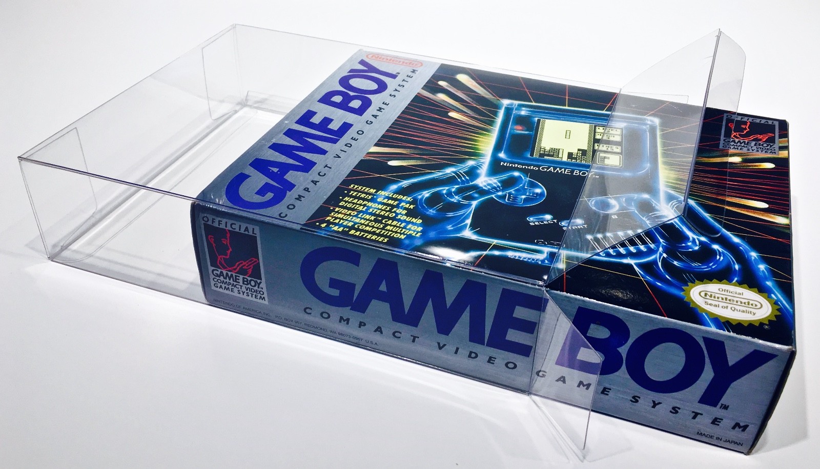 1 Original NINTENDO GAME BOY CONSOLE Box Protector Fits Blue / Gray Box Only!