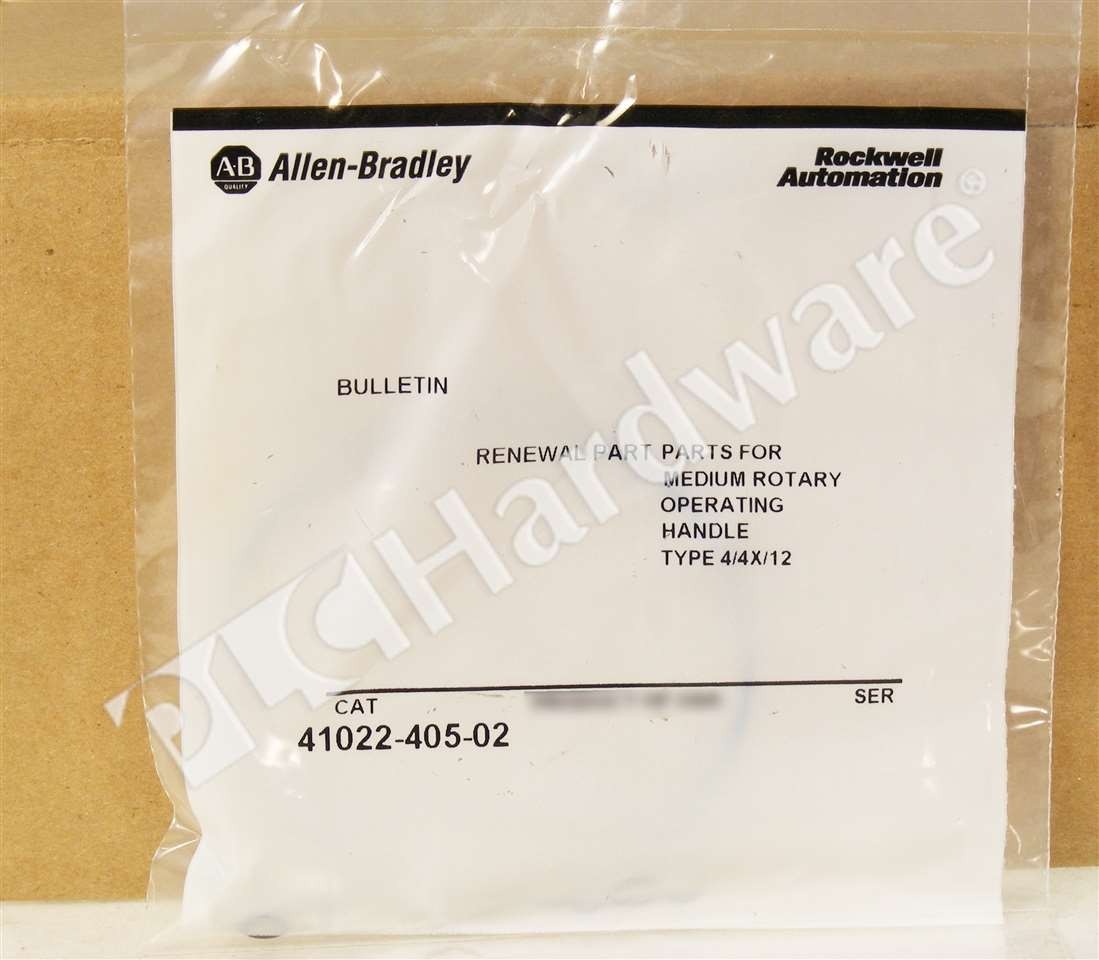 Surplus Open Allen Bradley 194R-HM4E /A 194R Red/Yellow IP66 Operating Handle