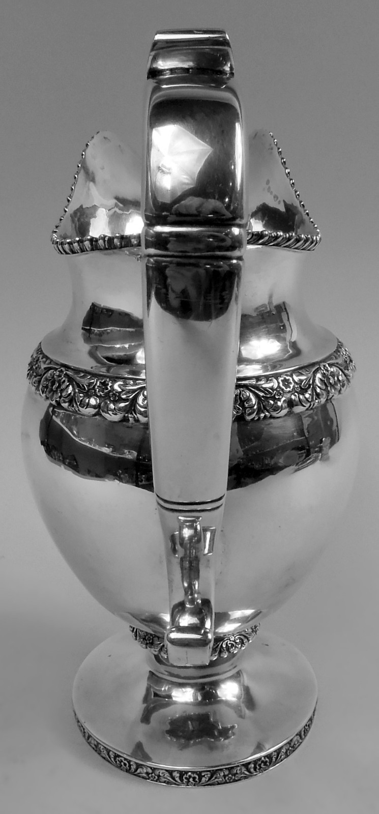 Frederick Marquand Water Pitcher Antique Federal New York American Coin Silver