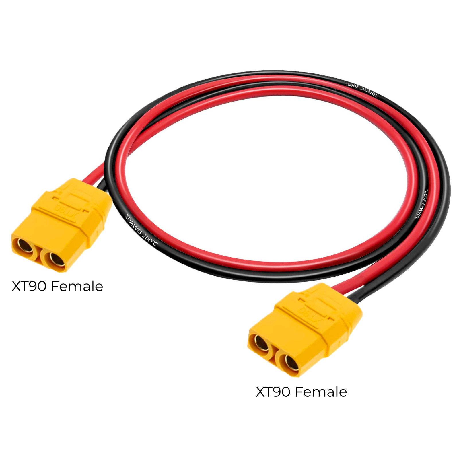 10 AWG XT90 Female Male Connector Adapter Solar Extension Cable RC Battery Cable