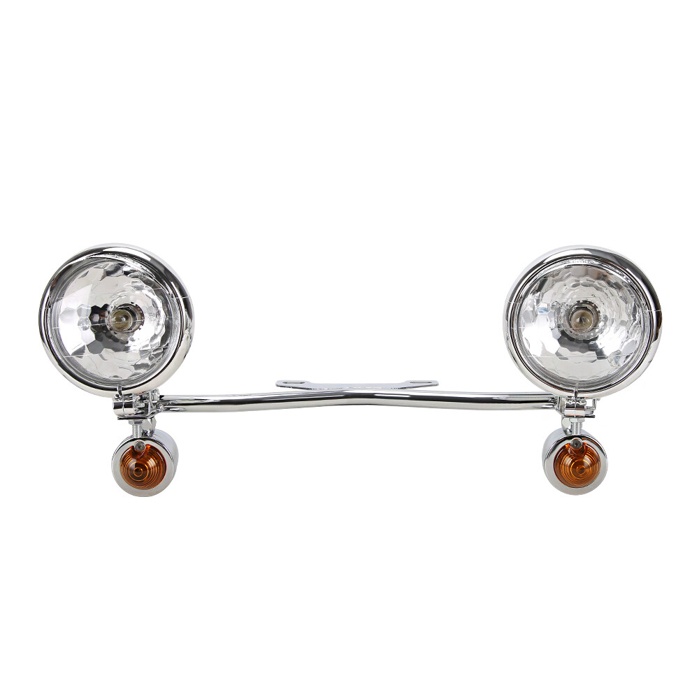 Driving Fog Spot Light Bar With Passing Turn Signal Lamp For Harley Motorcycle
