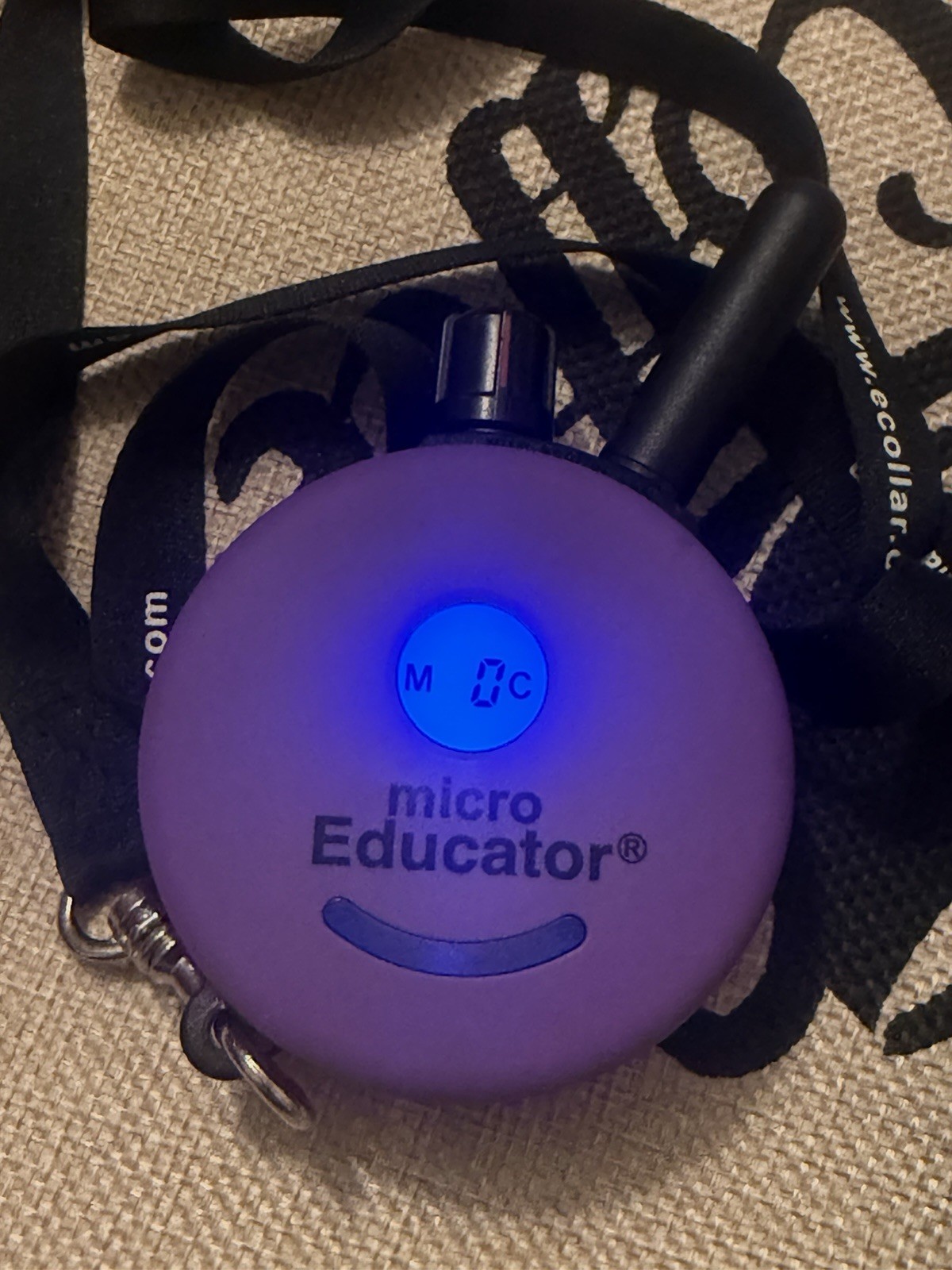 Brand New! MICRO EDUCATOR (ME-300) E-COLLAR Humane DOG COLLAR w/Remote PURPLE