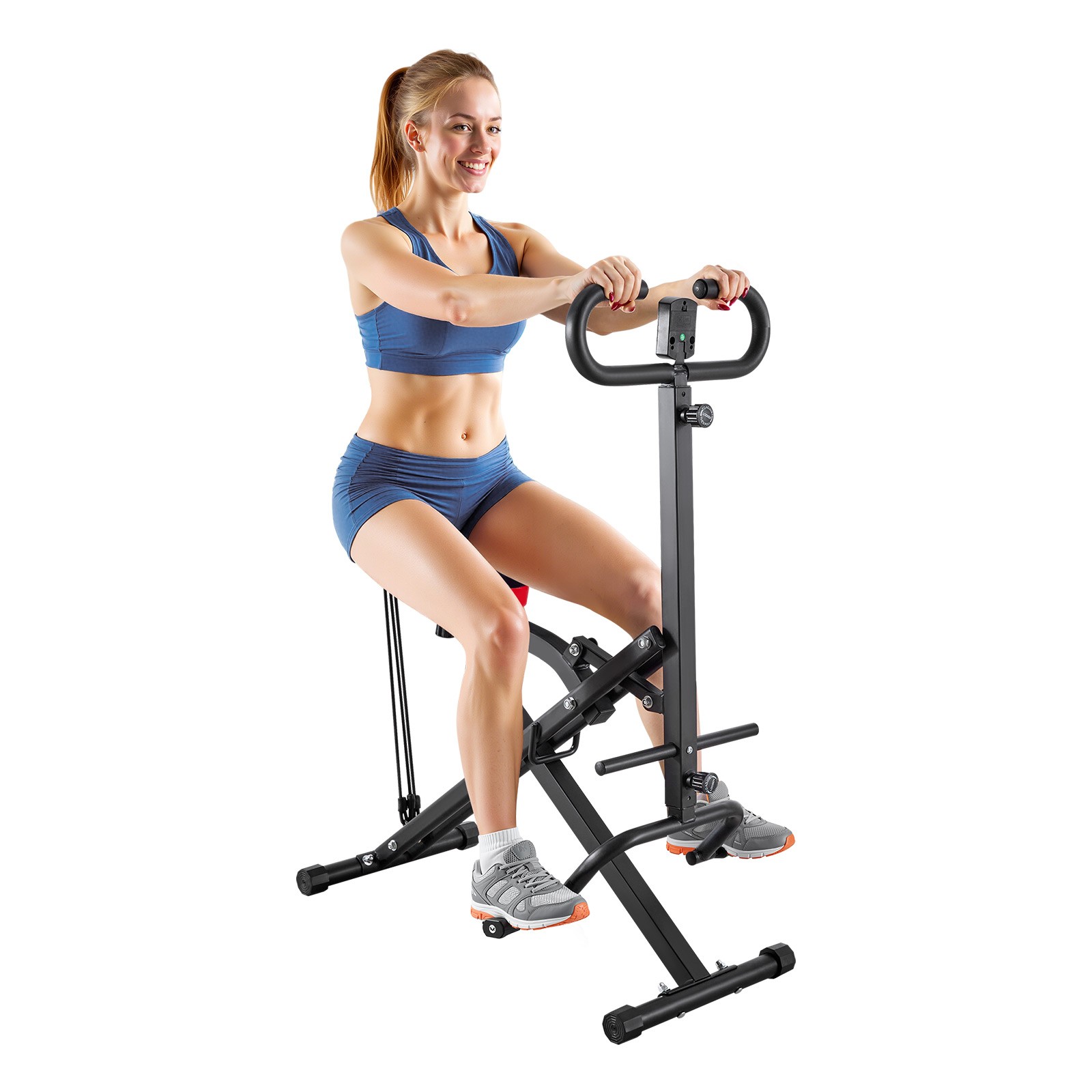 Uimoso Foldable Squat Machine with 3 Resistance Bands Glutes and Leg Workouts