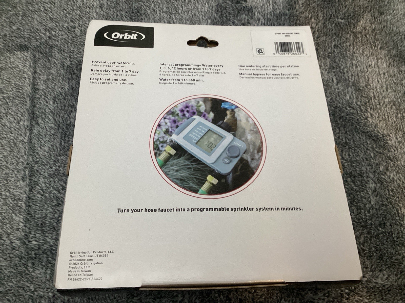 Orbit Pro Contractor Grade Watering Digital Timer 2 Port 26622