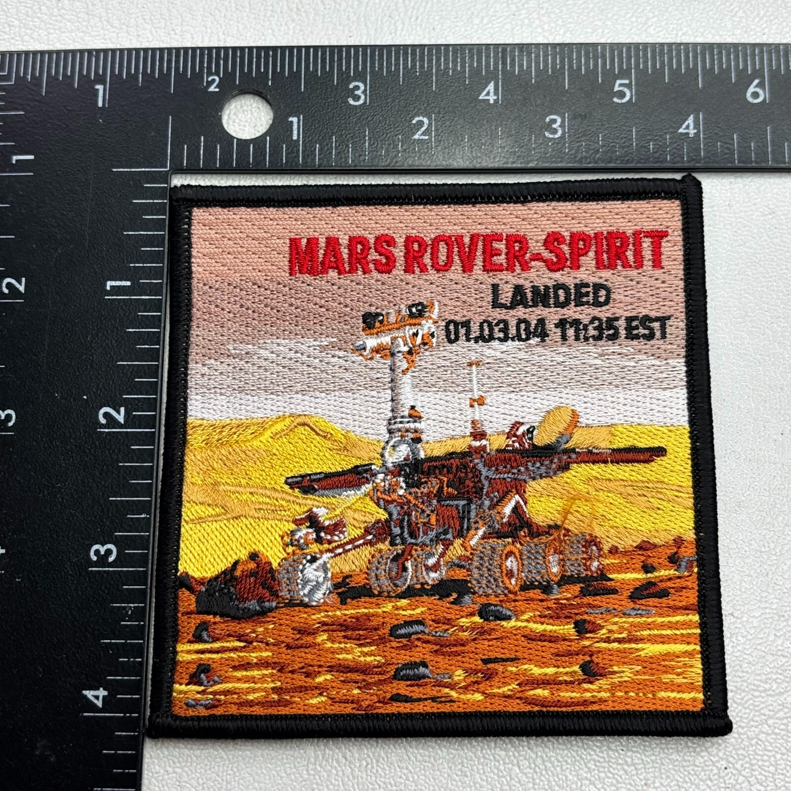 2004 NASA MARS ROVER SPIRIT Patch (Robotic / Martian / Space Travel) 77ti
