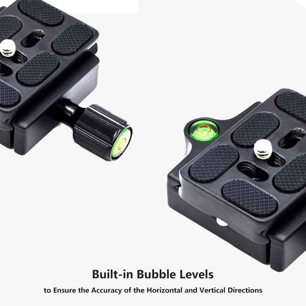 Adapter Plate Square Clamp + Quick Release Plate for Arca-Swiss Tripod BallHead