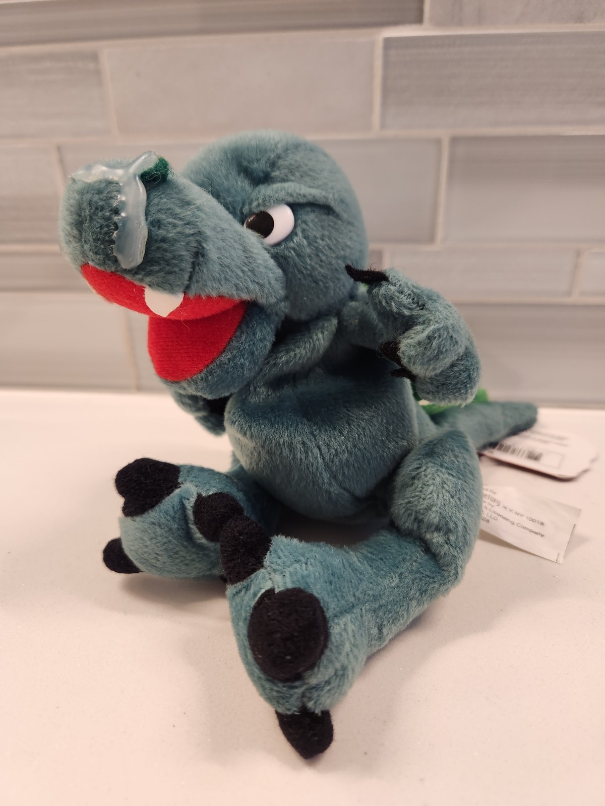 Boris the Mucousaurus Meanies Series 1 7" Plush 1997 Idea Factory Godzilla Spoof