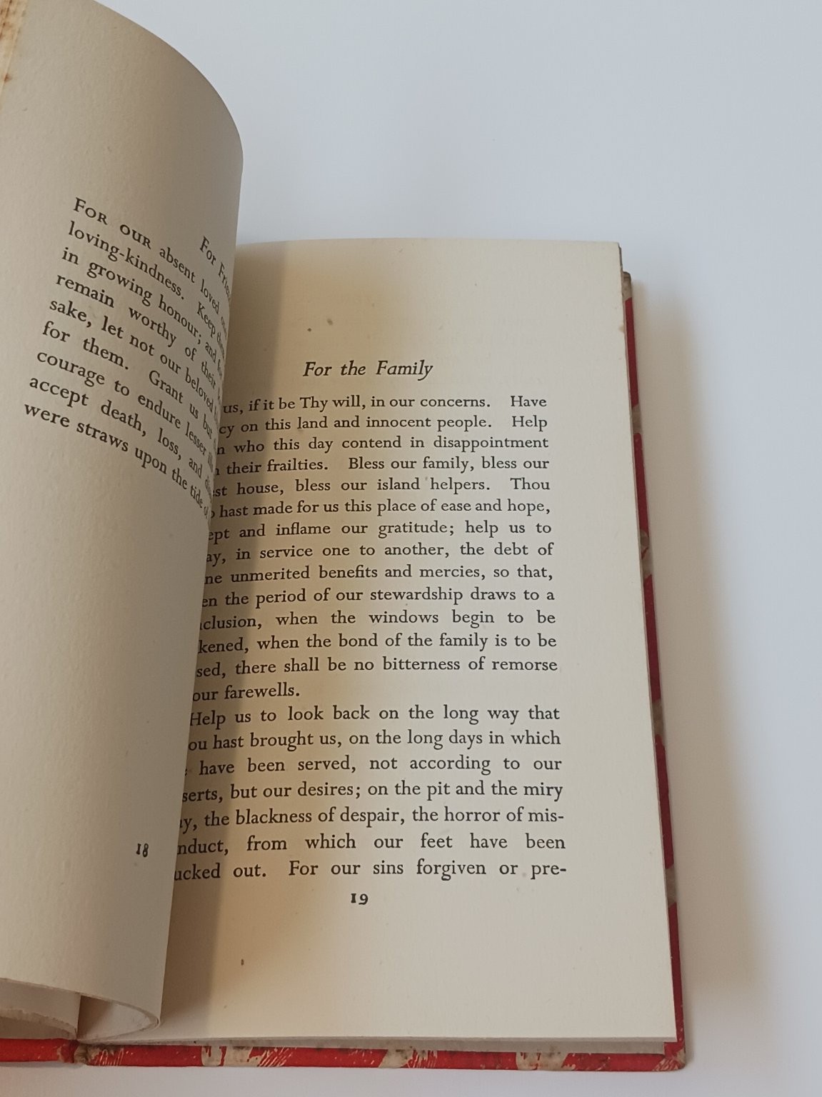 Robert Louis Stevenson Prayers Written at Vailima 1948 A Christmas Sermon