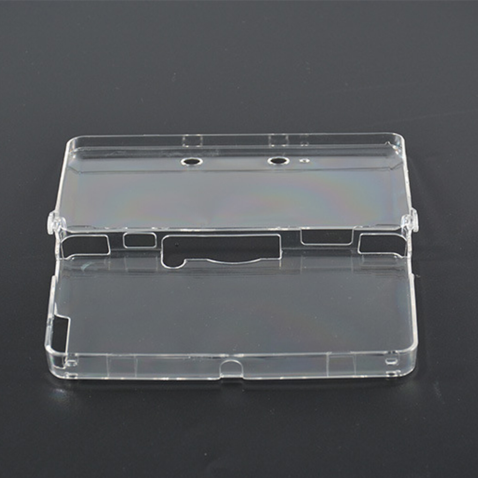 For Nintendo 3DS Clear Snap-on Plastic Crystal Hard Shell Case Protective Cover