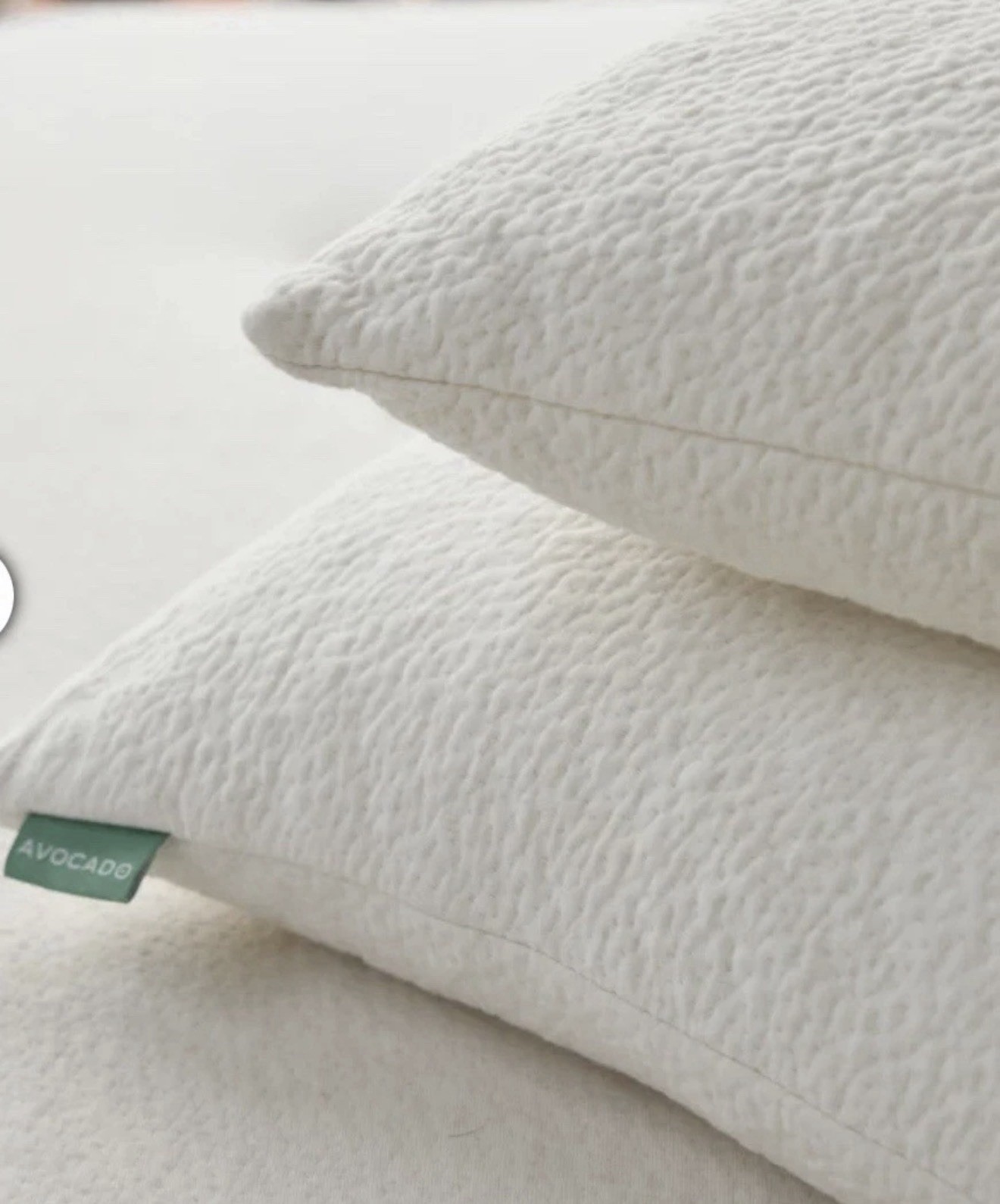 Avocado Green Organic Pillow Queen – Latex & Kapok – Model SFPAVAMEM-QPIL