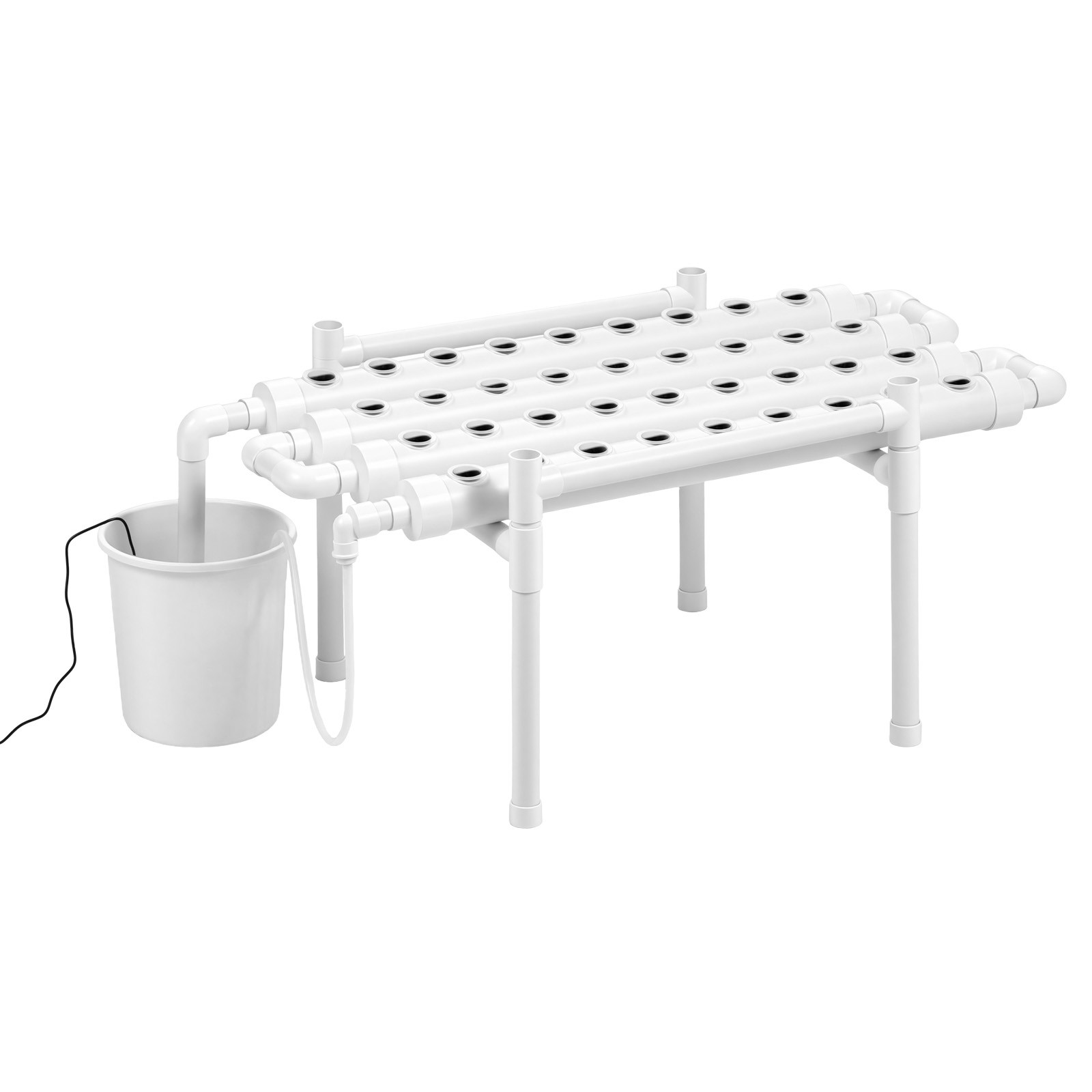 Uimoso Hydroponic Site Grow Kit 36 Planting Sites 1 Layer Hydroponics System
