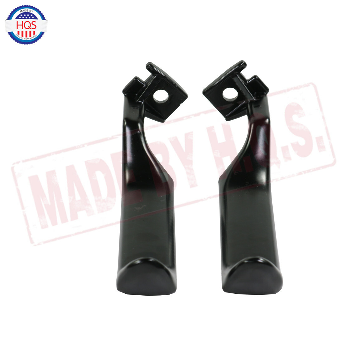 Black Metal Inside Door Handles Pair LH RH For 87-96 Ford F150 F250 F350 Truck