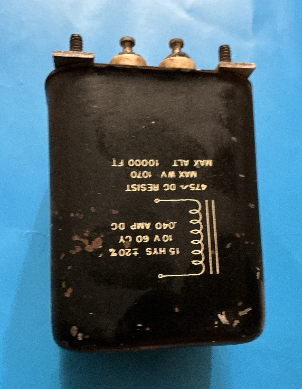 Vintage Chicago Standard Transformer TF4RX04YY RH-1520 - CHOKE  15HYS